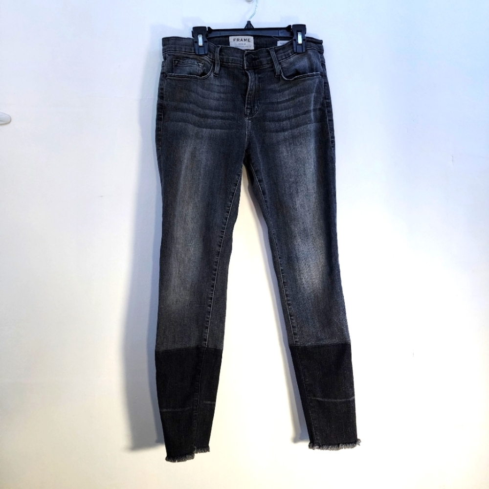 Frame Denim Women's Black Skinny Jeans Size 28